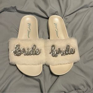 Betsey Johnson Bride Slides